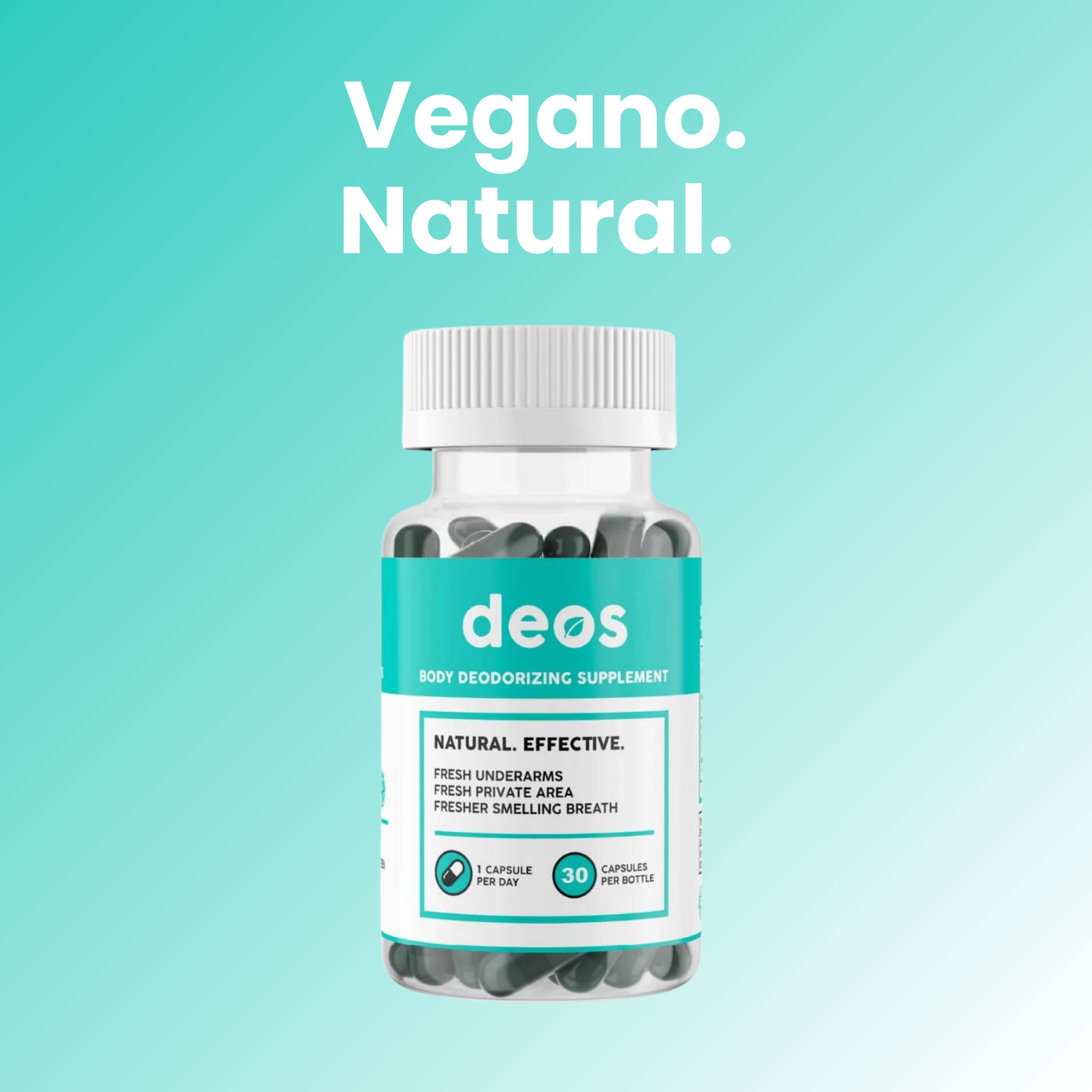 DEOS -60 CAPSULAS SUPLEMENTO DESODORANTE